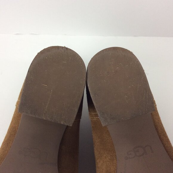UGG Ankle Boot Classic Suede Leather Bandara Tan Brown Coastal Cowgirl 6.5 - Picture 10 of 10